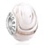 White Circle Style Gorgeous Slim Millefiori Sterling Silver Solid Core Murano Glass Pandora Beads