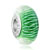 Green With White Intersected Lines All Brands Murano Glass Beads Charms Bracelets
