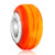 Orange Stripe Tangerine Wheel Spacer All Brand Murano Glass Beads Charms Bracelets