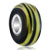 Peridot Stripe Black Wheel Spacer All Brand Murano Glass Beads Charms Bracelets