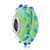 Light Green Dots Fits Murano Glass Beads Charms Bracelets Fit All Brands