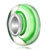 Emerald Green Stripes Fit All Brands Murano Glass Beads Charms Bracelets