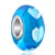 Sapphire Blue Love Heart Beadss Fit All Brands Murano Glass Beads Charms Bracelets