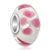 Pink Flower Bottom Murano Glass Fit All Brands Beads Charms Bracelets