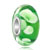 Fresh Green White Flower Fit All Brands Murano Glass Beads Charms Bracelets