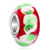 Garnet Red Green Petal Fit All Brands Murano Glass Beads Charms Bracelets