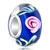 Amethyst Violet Purple Rose Flower Withs Fit All Brands Murano Glass Beads Charms Bracelets