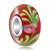 Garnet Red Flower Beadss Fit All Brands Murano Glass Beads Charms Bracelets