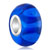 Sea Blue With Charming White Petal Murano Glass Beads Charms Bracelets