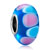 Sapphire Blue Ball Aquamarine Rose Pink Dots Murano Glass Beads Charms Bracelets