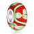 Red With Peridot Petal 925 Sterling Silver Murano Glass Beads Charms Bracelets