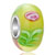 Soft Yellow With Pink Flower 925  Sterling Silver Murano Glass Beads Charms Bracelets Fit All Brands