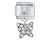 April Diamond Color Butterfly Italian Charm