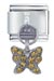 November Topaz Color Butterfly Italian Charm