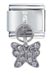 October Pink Tourmaline Color Butterfly Italian Charm