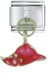 Dangle Pink Hat Italian Charm