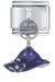 Hat Purple Italian Charm