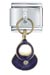 Purse Purple Italian Charm