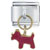 Dangle Pink Dog Italian Charm