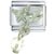 April Diamond Color Baby Angel Italian Charm