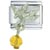 November Topaz Color Baby Angel Italian Charm