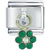 Flower Green Italian Charm