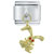 Red Eyed Bunny Italian Charm