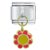 Sunflower Red Yellow Italian Charm