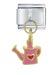 Water Can Pink Dangle Italian Charm