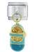 Baby Shoe Blue Dangle Italian Charm