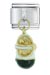 Baby Shoe Black Dangle Italian Charm