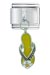 Rhinestone Sandal Yellow Italian Charm