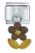 Light Purple Flower Dangle Italian Charm