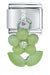 Light Green Flower Italian Charm