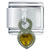Dangle November Heart Italian Charm