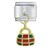 Checkered Purse Green Red Italian Charm