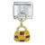 Checkered Purse Red Yellow Italian Charm