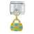 Checkered Purse Blue Yellow Italian Charm