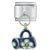 Rhinestone Handbag Blue Italian Charm