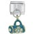 Rhinestone Handbag Turquoise Italian Charm