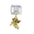 Golden Musical Angel Italian Charm