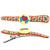 Heart And Flower Fimo Hair Clip