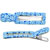 Square Blue Flower Fimo Hair Clip