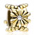 22K Silver Clear Crystal Chrysanthemum Gold Plated Beads Charms Bracelets
