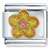 Orange Star Flower Italian Charm