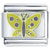 Yellow Butterfly Italian Charm