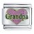 Grandpa Heart Italian Charm