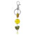 Murano Glass Citrus Bead Keychain
