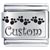 Custom Feet Laser Italian Charm