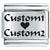 Custom Heart Love Laser Italian Charm